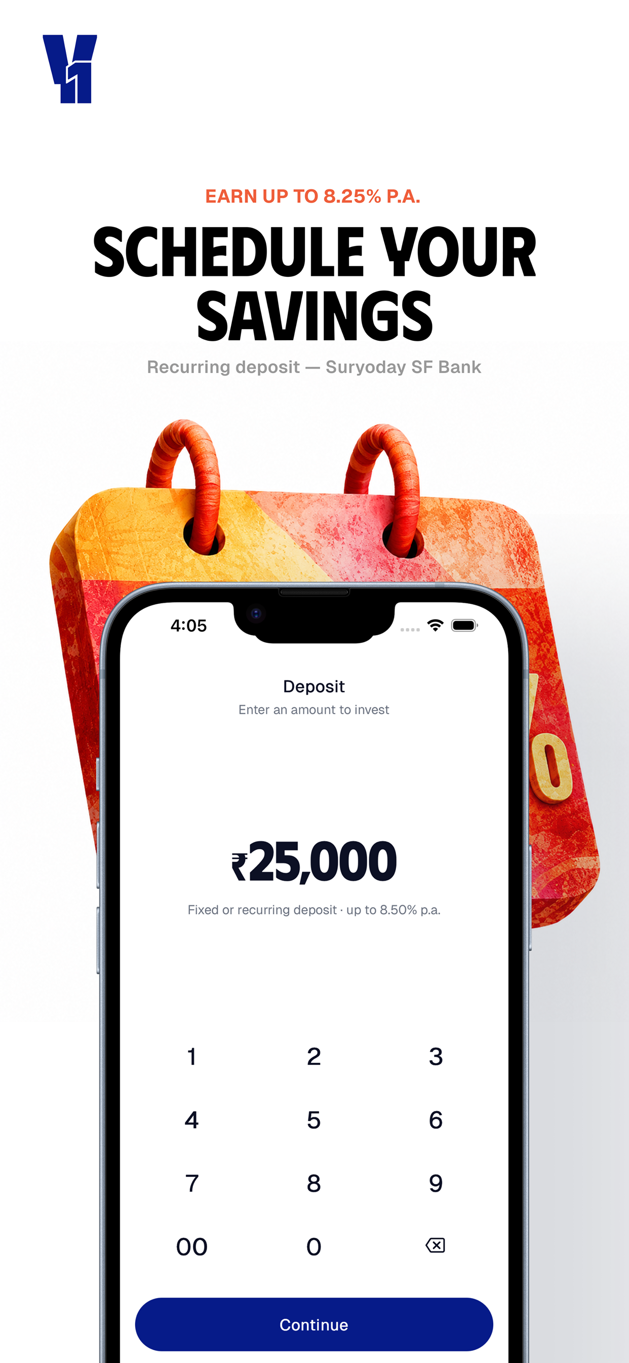 Y1 - India's bank deposit app screenshot 3