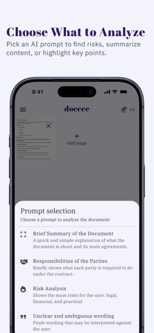 doccee: Contract Checker Screenshot 3 of 4