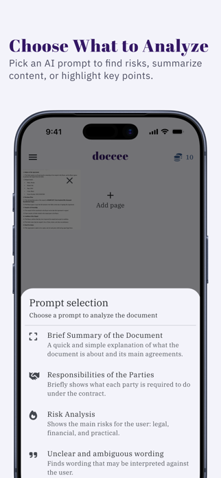 doccee: Contract Checker Screenshot 3 of 4