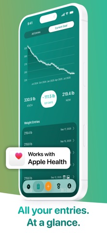 Weight Tracker — Scelta Screenshot 3 of 10