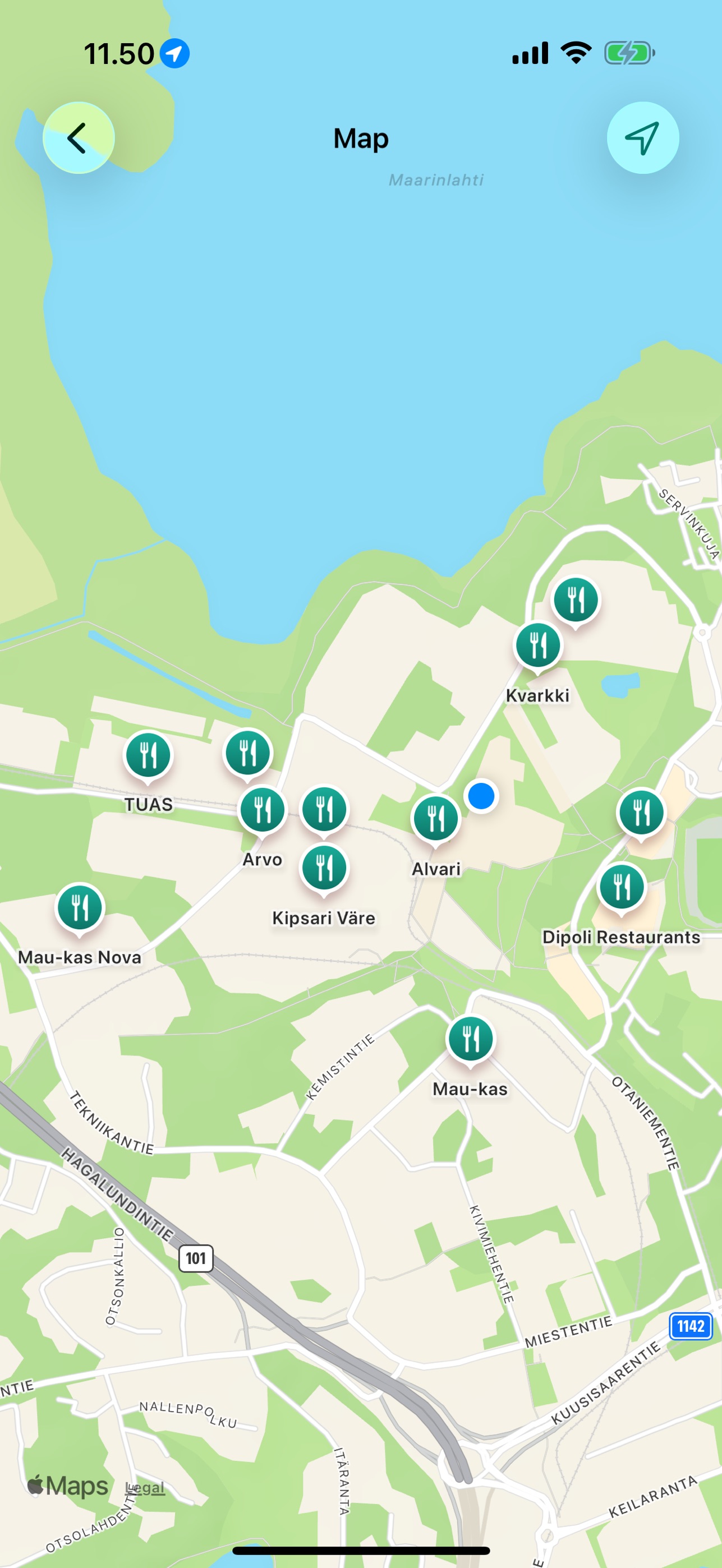 Screenshot 4 of Kanttiinit.fi