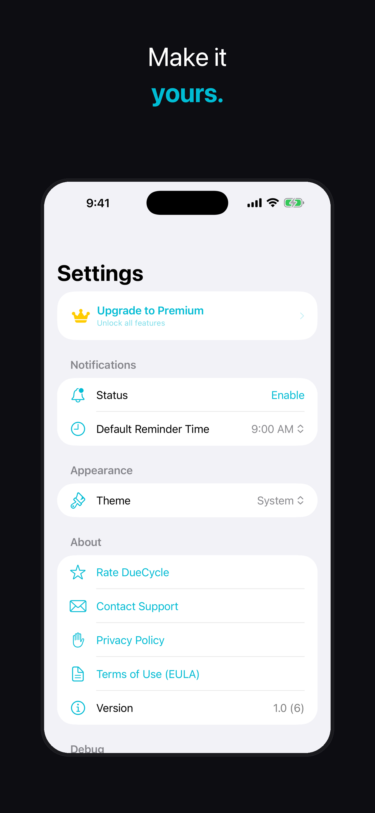 DueCycle: Recurring Tasks
