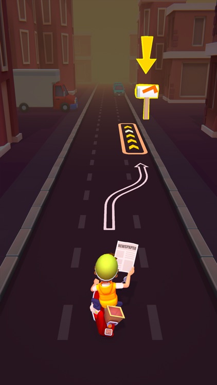 Paper Boy Race: Run & Rush 3D screenshot-3