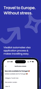 VisaBot - Visas Without Stress screenshot