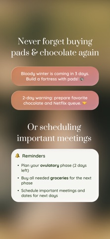 Atta: Women's Health Assistant iPhone screenshot