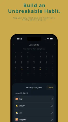 Salah: Prayer Tracker & Streak screenshot 2