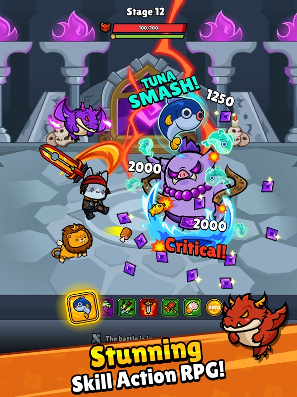 Caballeros Felinos: RPG Idle screenshot 12
