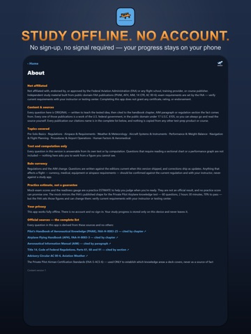 Private Pilot Test Prep: FAA iPad screenshot