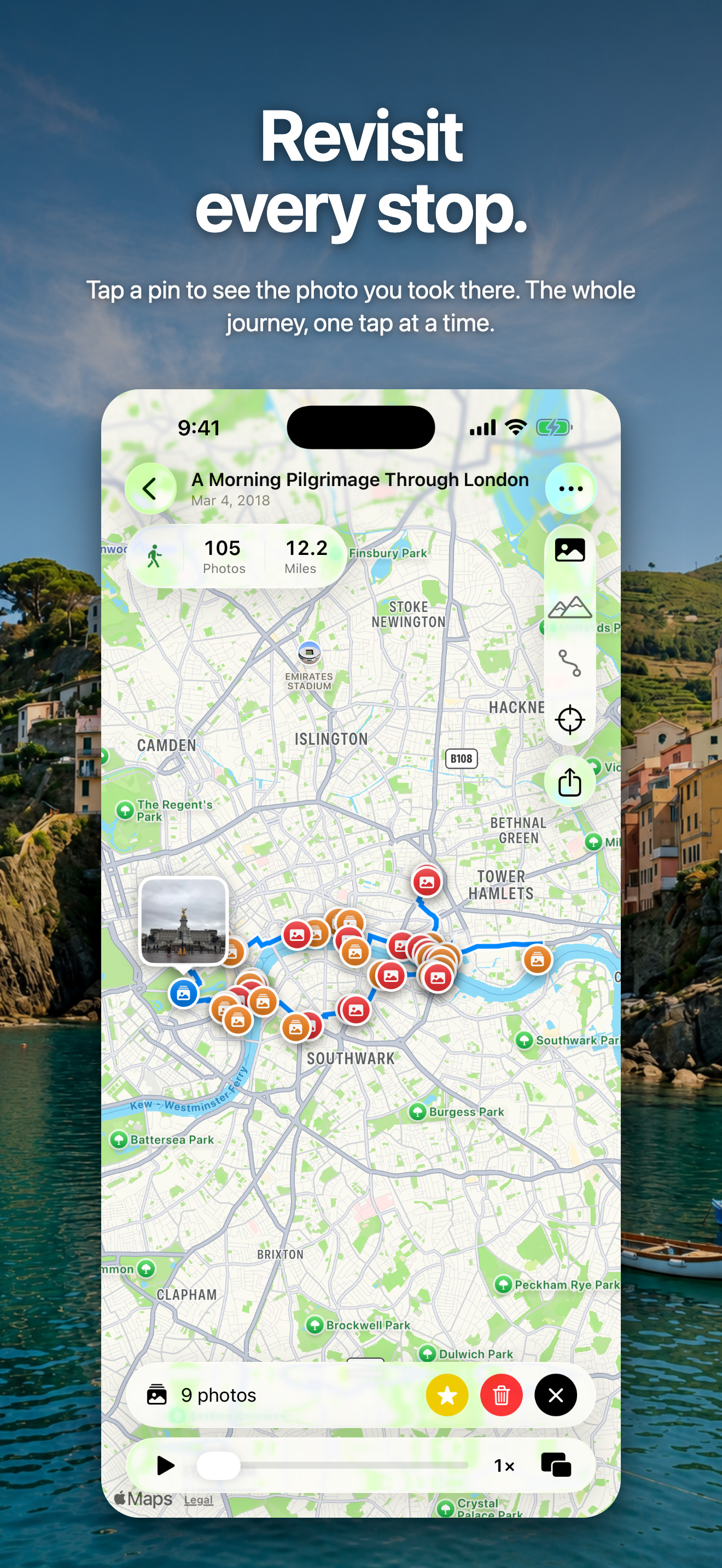 Wander: Map any journey screenshot 5