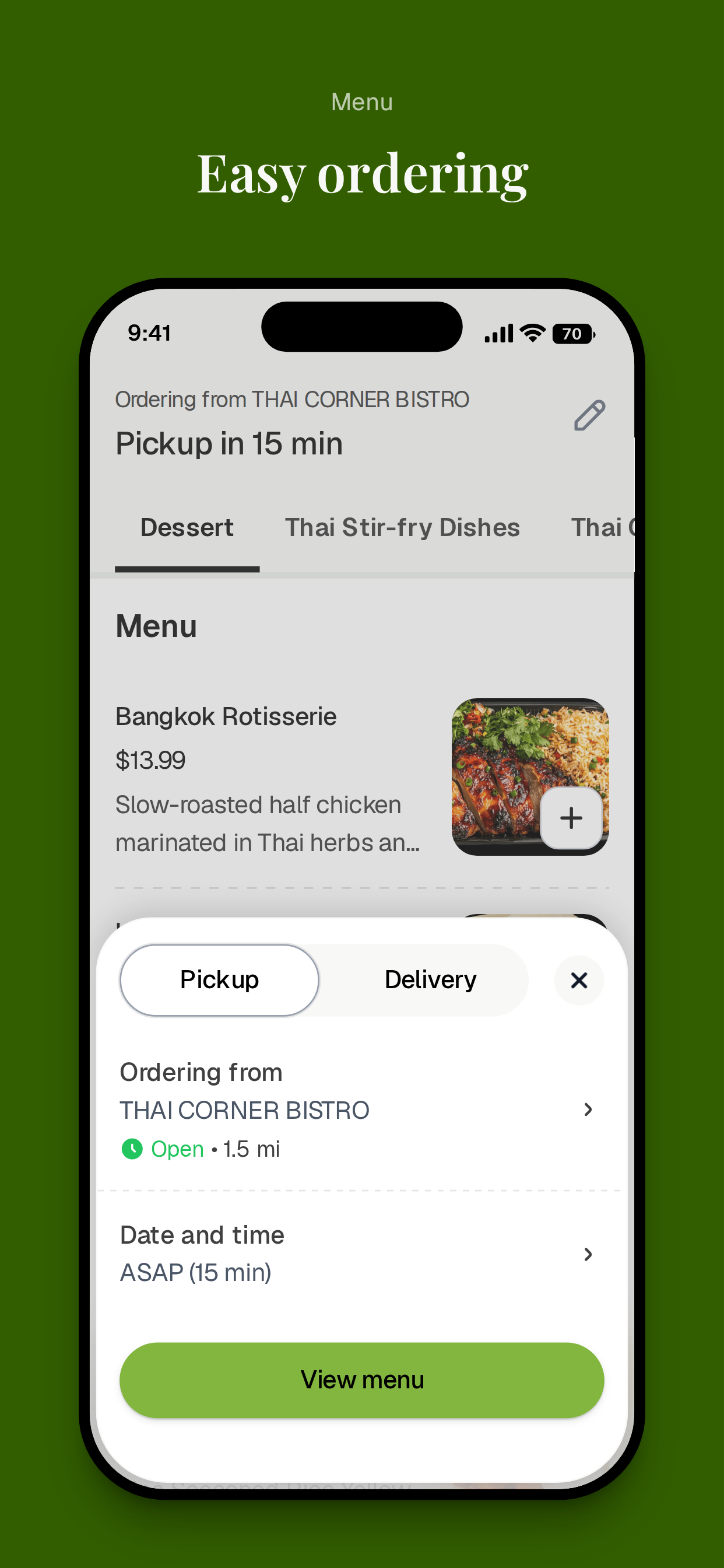 THAI CORNER BISTRO screenshot 3