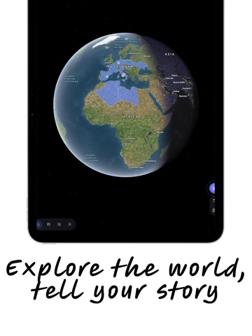 Mundia: Diary & Trip Planner iPad screenshot