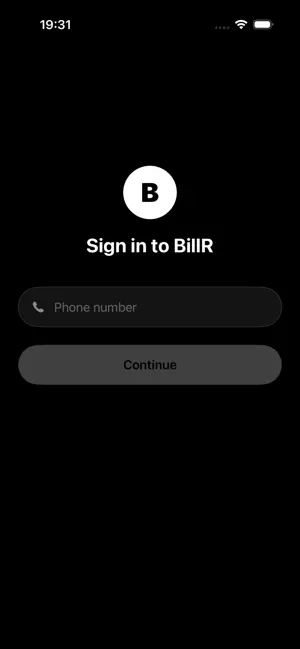 PayWithBillR screenshot 1