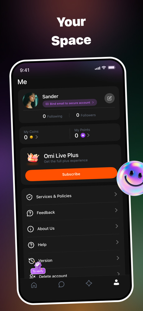 Omi Live - Companion, Express screenshot 4