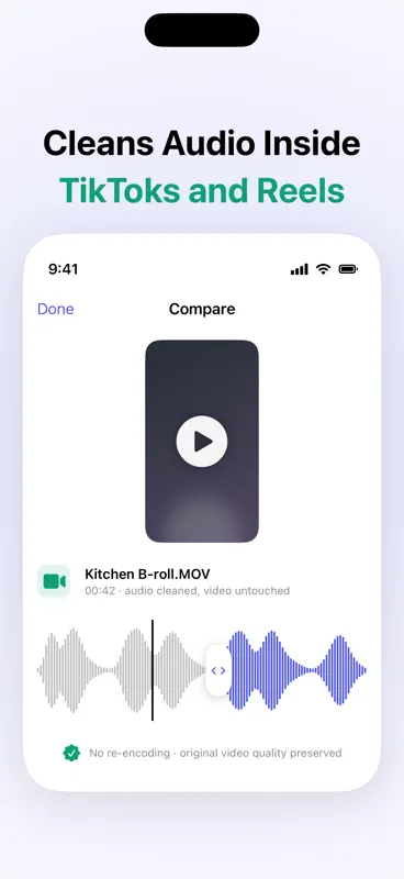 Dereverb - Echo Remover AI screenshot 3 of 5