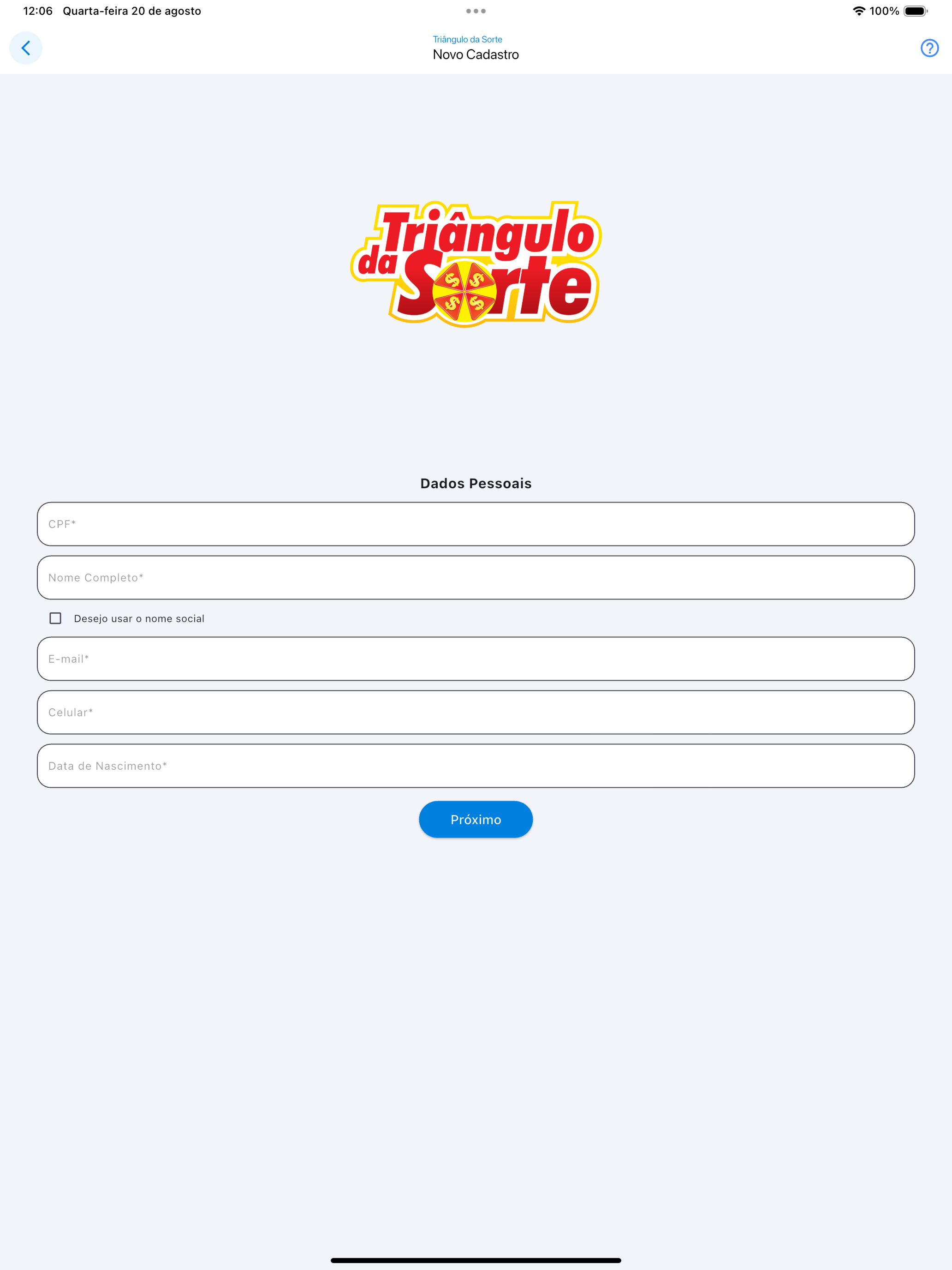 Triangulo da Sorte App