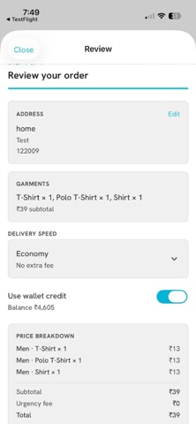 PressIt - Instant Ironing Screenshot 1 of 4