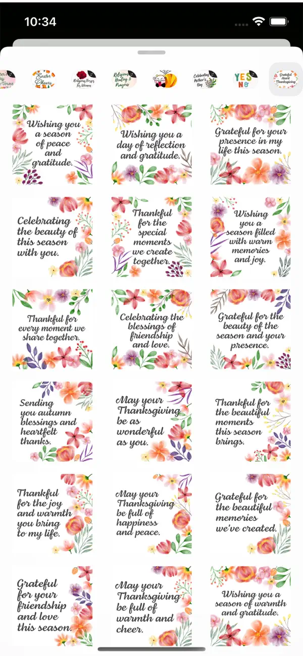 Screenshot #2 pour Grateful Heart Thanksgiving