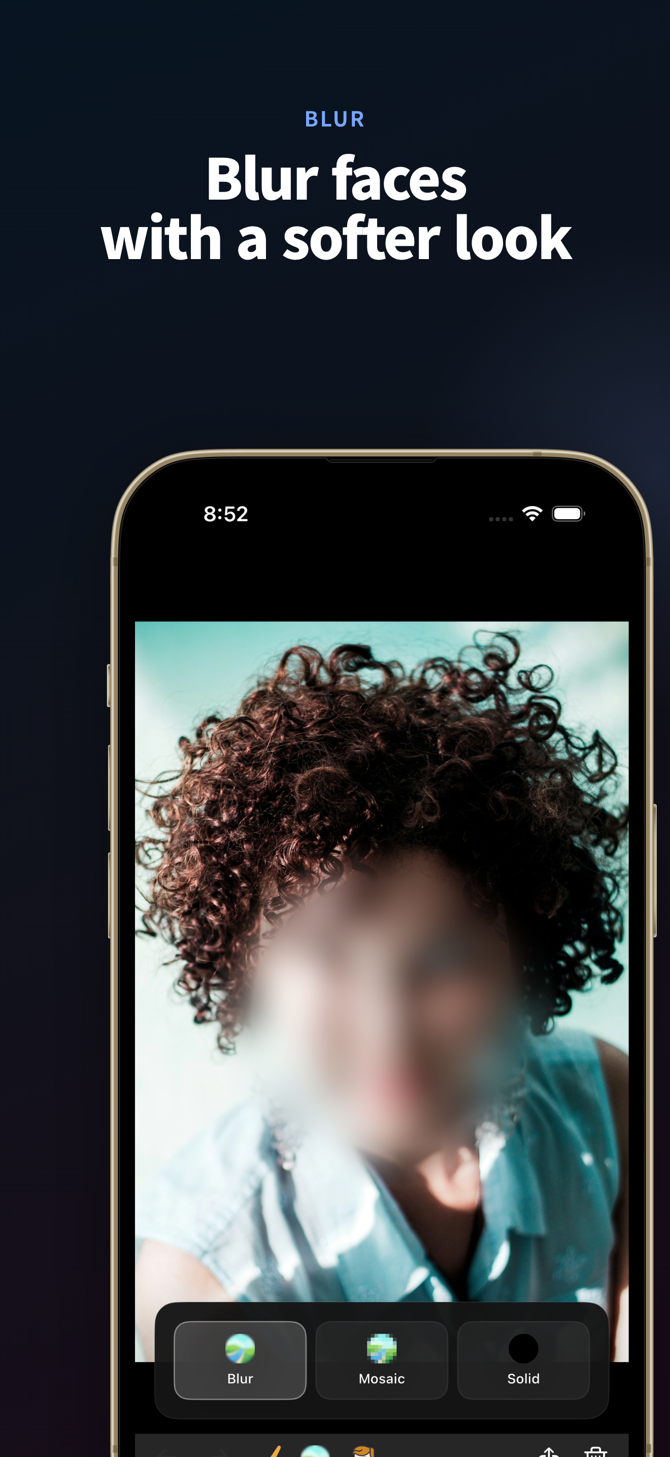 Simple Censor: Face Blur screenshot 4