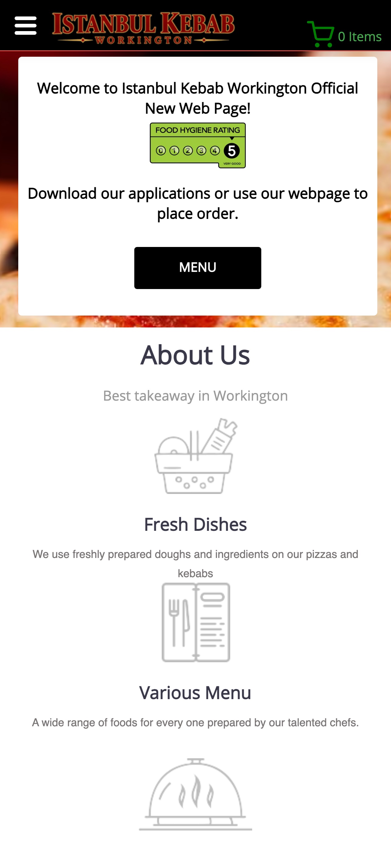 Screenshot 1 of Istanbul Kebab Workington