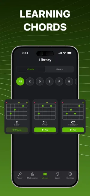 Bass Guitar Tuner + screenshot 2