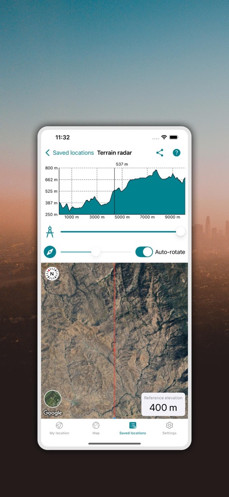 My GPS Coordinates ° - The app provides users with an instant overview of their precise latitude and longitude, alongside critical details like altitude and current GPS accuracy.