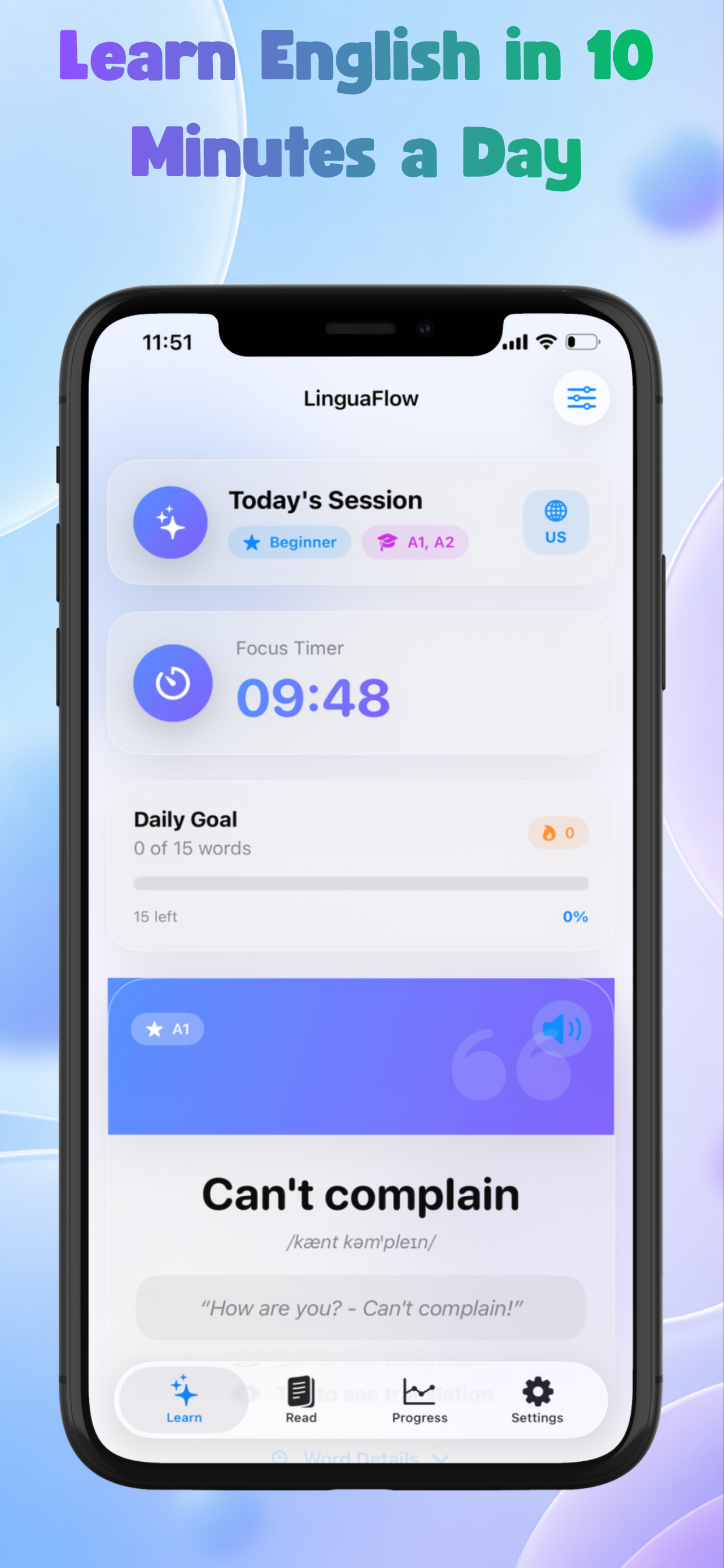Lingua Flow: 10 Minute English