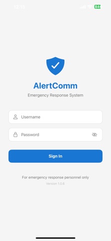 AlertComm1 screenshot