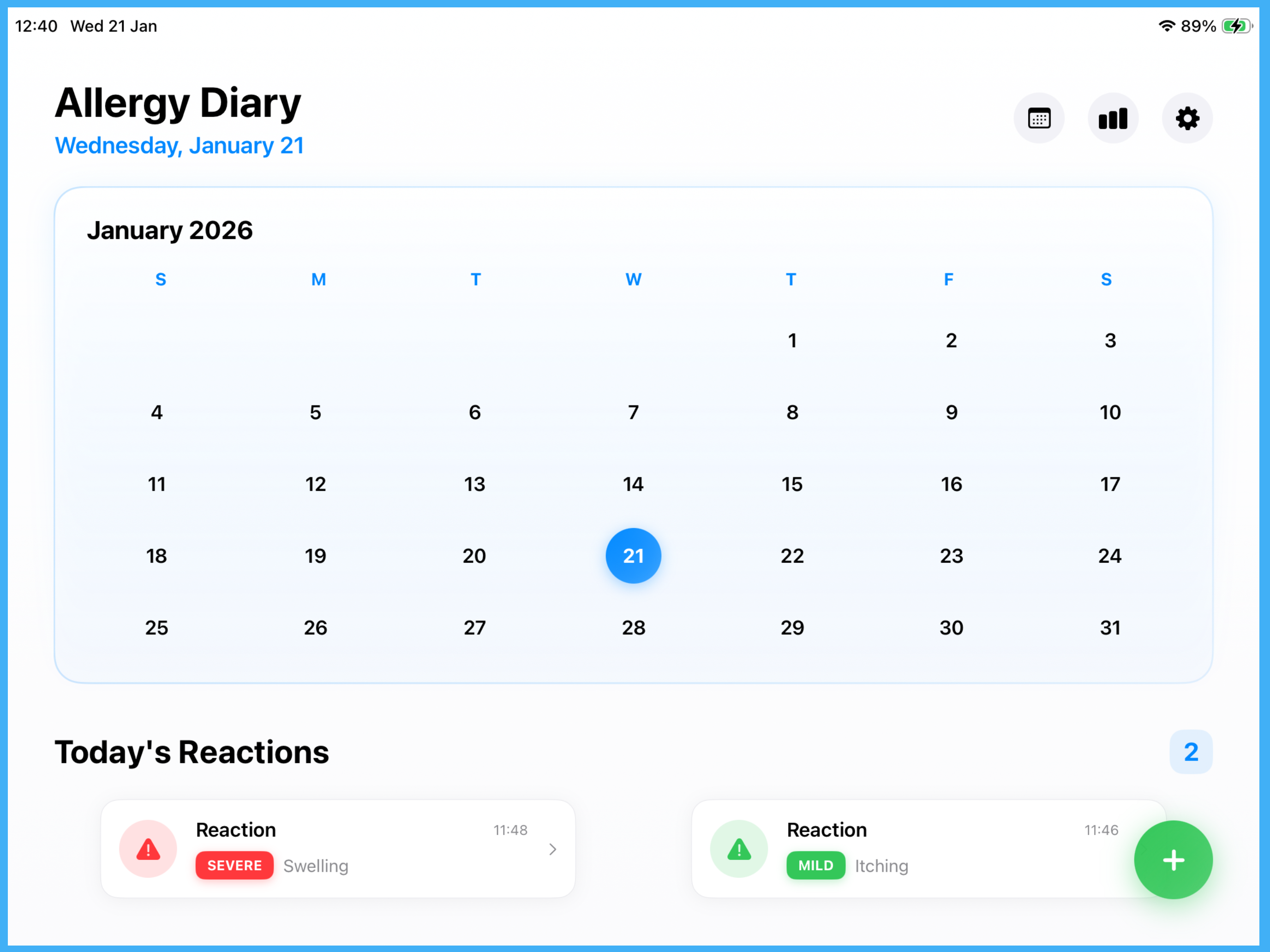 Allergy Diary screenshot 6