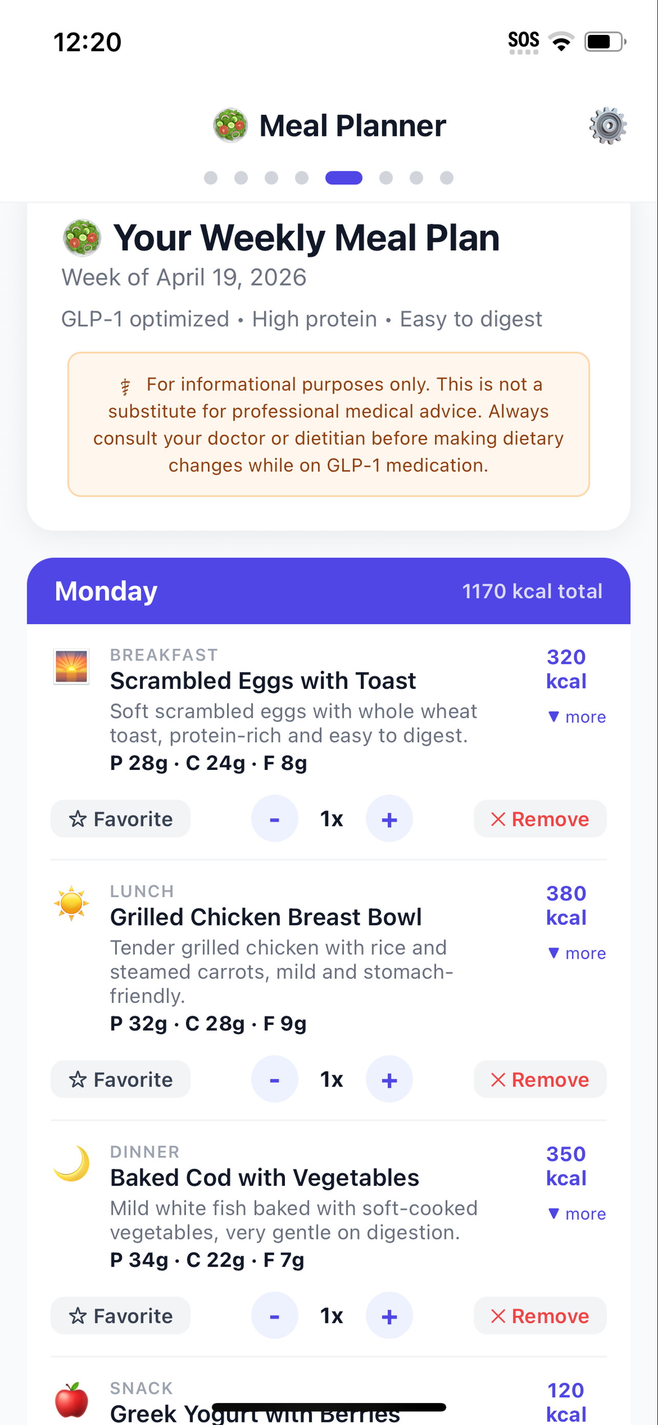 TrimLog - GLP-1 & AI Meals