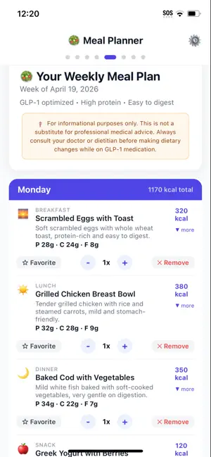 TrimLog - GLP-1 & AI Meals screenshot 3
