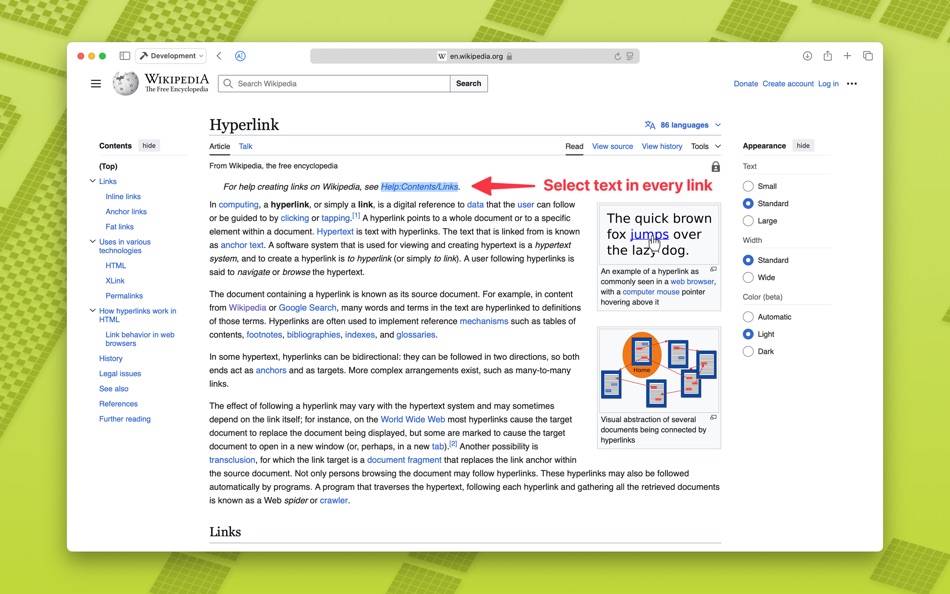 #2. LinkText Picker (macOS) Von: Toni Foerster