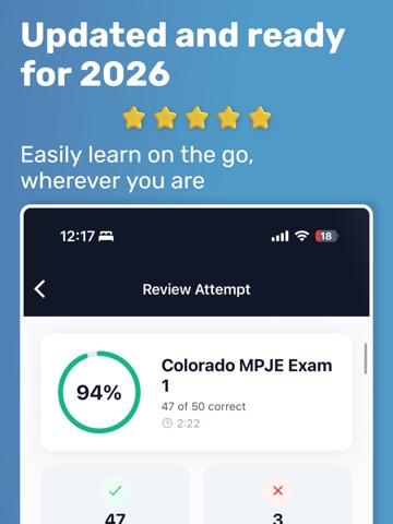 Colorado MPJE Exam Prep 2026 iPad screenshot