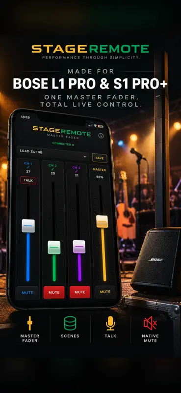StageRemote for Bose PA screenshot 1 of 6