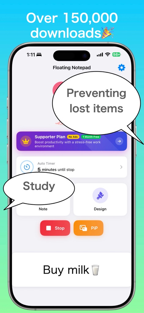 Floating Notepad -Overlay- - Productivity App | MWM