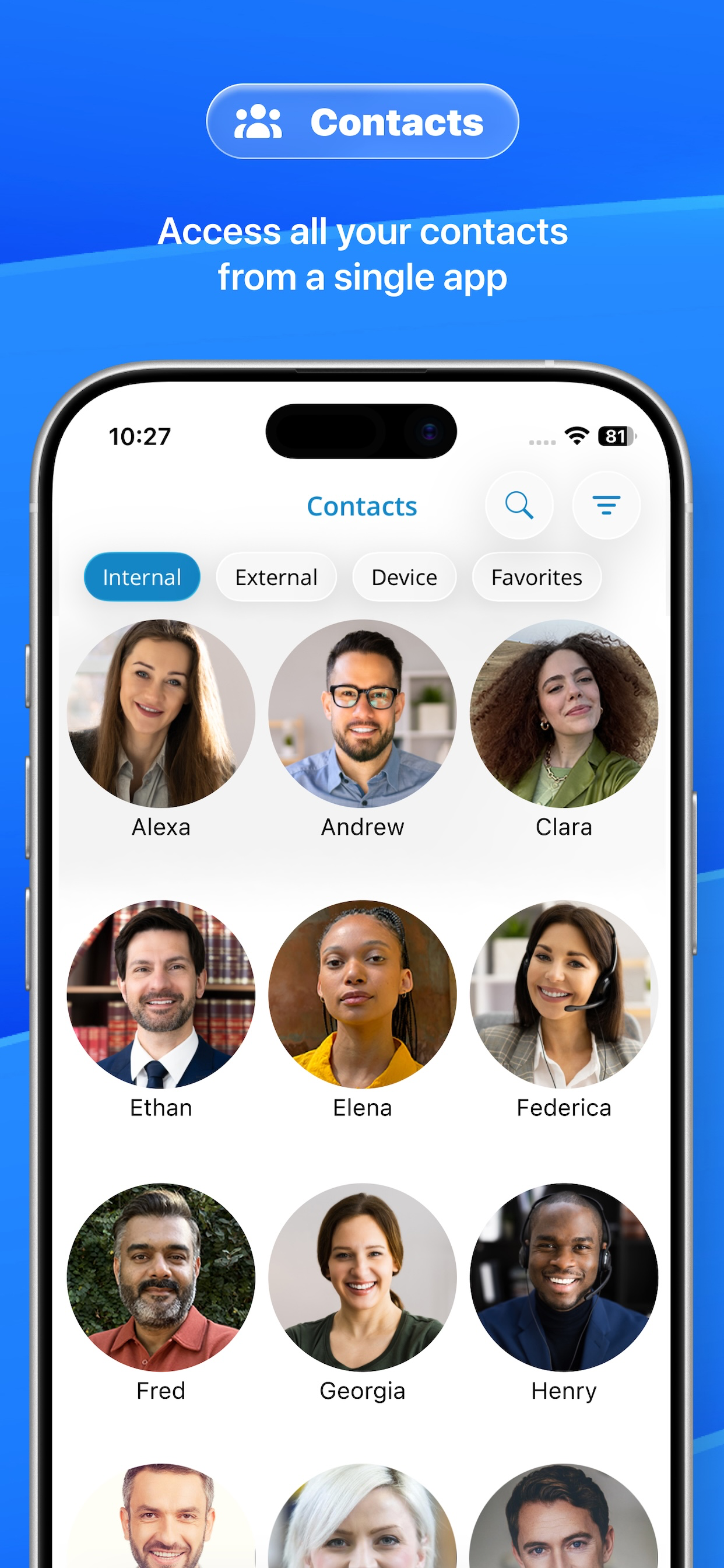 gloCOM GO screenshot 2