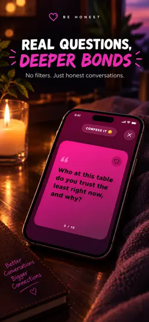 Be Honest: Deep Questions screenshot 4