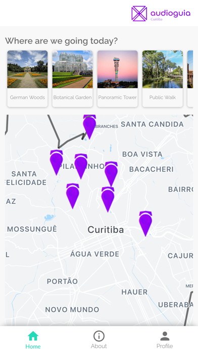 Audioguia Curitiba Screenshot