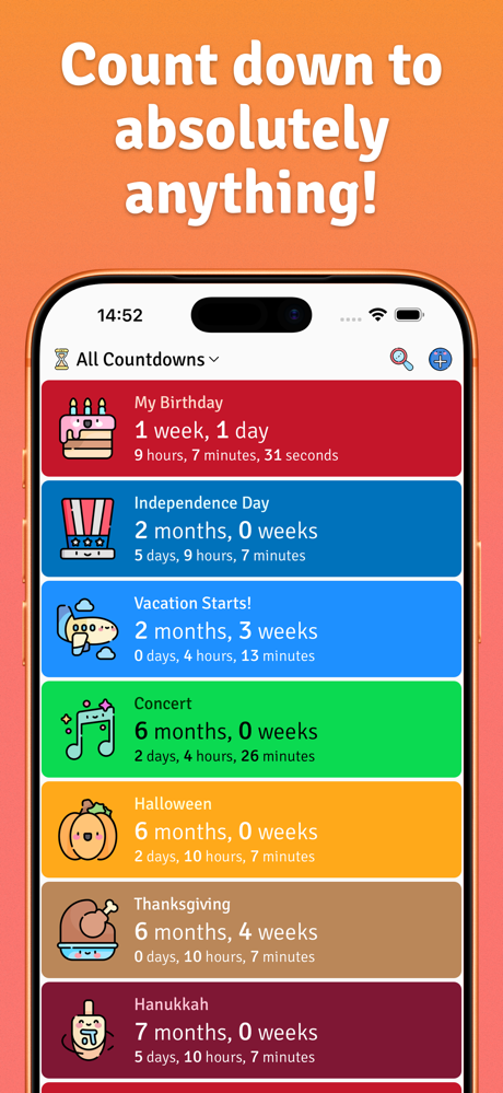 Countdown to Anything! screenshot 1