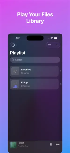 Basic Music Player - Local MP3 screenshot 4