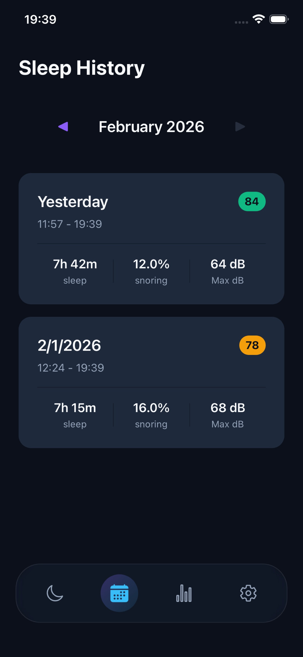 Snore Track: Sleep Recorder