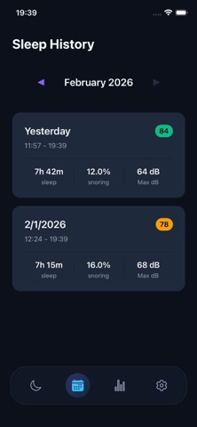 Snore Track: Sleep Recorder screenshot