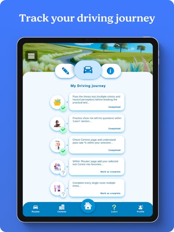 Driving Practice Routes iPad screenshot