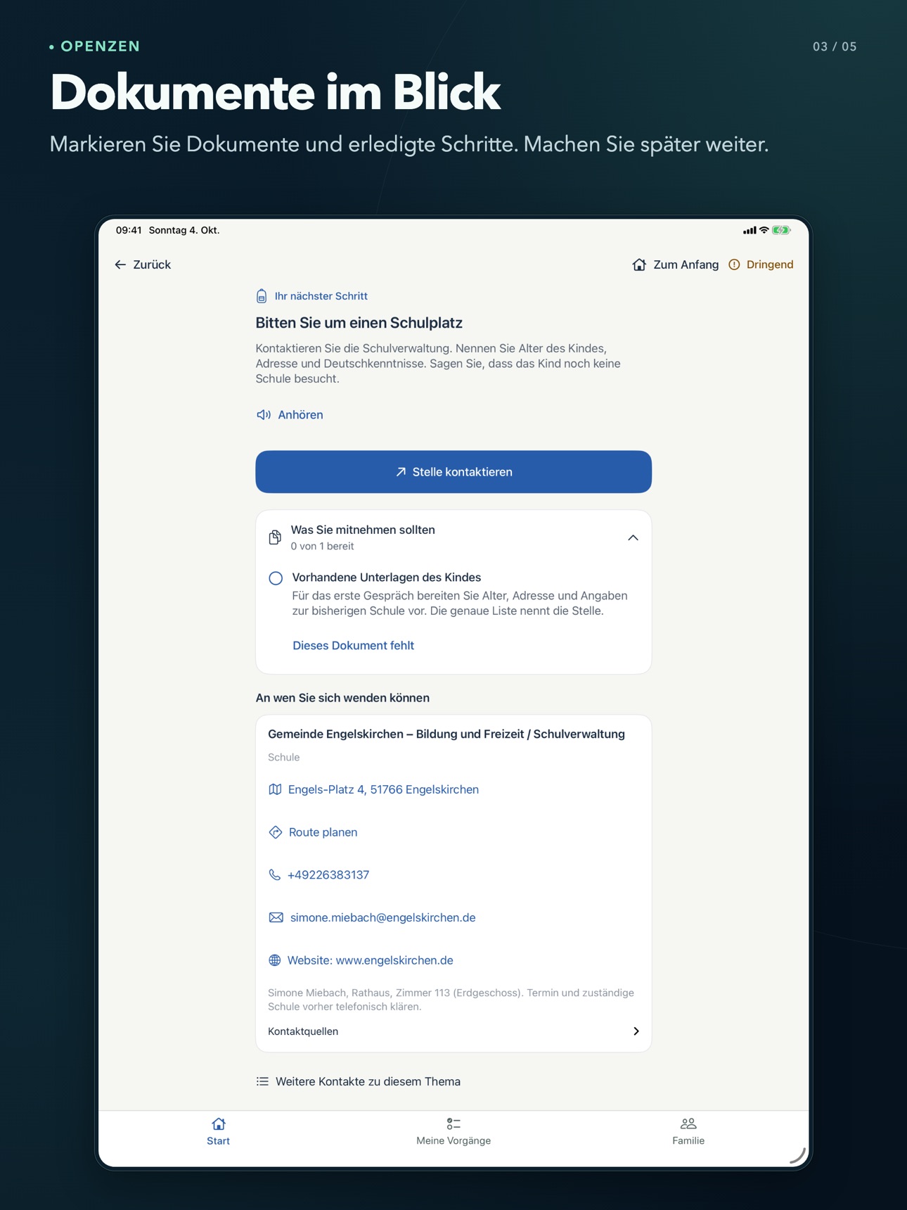 Screenshot 8 of OpenZen: Hilfe in NRW