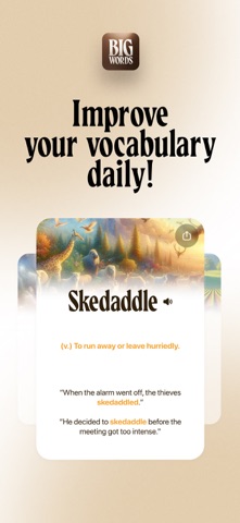 Big Words - Daily vocabulary screenshot
