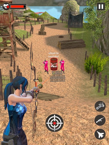 Archer Ninja: Shooter Mission iPad screenshot