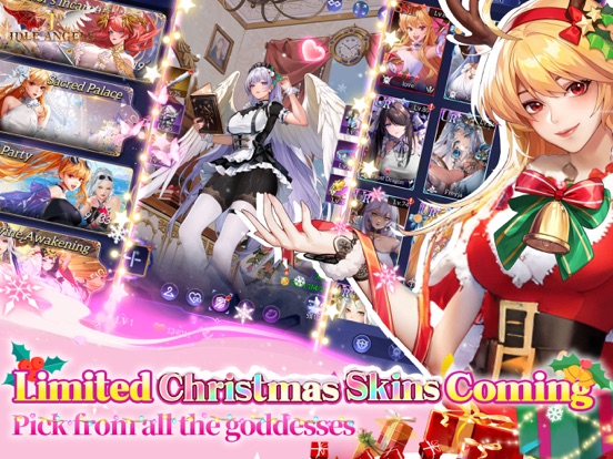 Screenshot #5 pour Idle Angels: Xmas Girl Launch