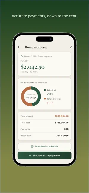 Loan Calculator - Amorva screenshot 2