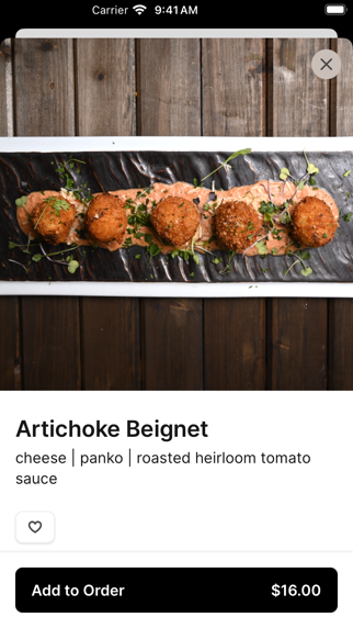 Q1227 Restaurant iPhone screenshot 4 - Food & Drink app