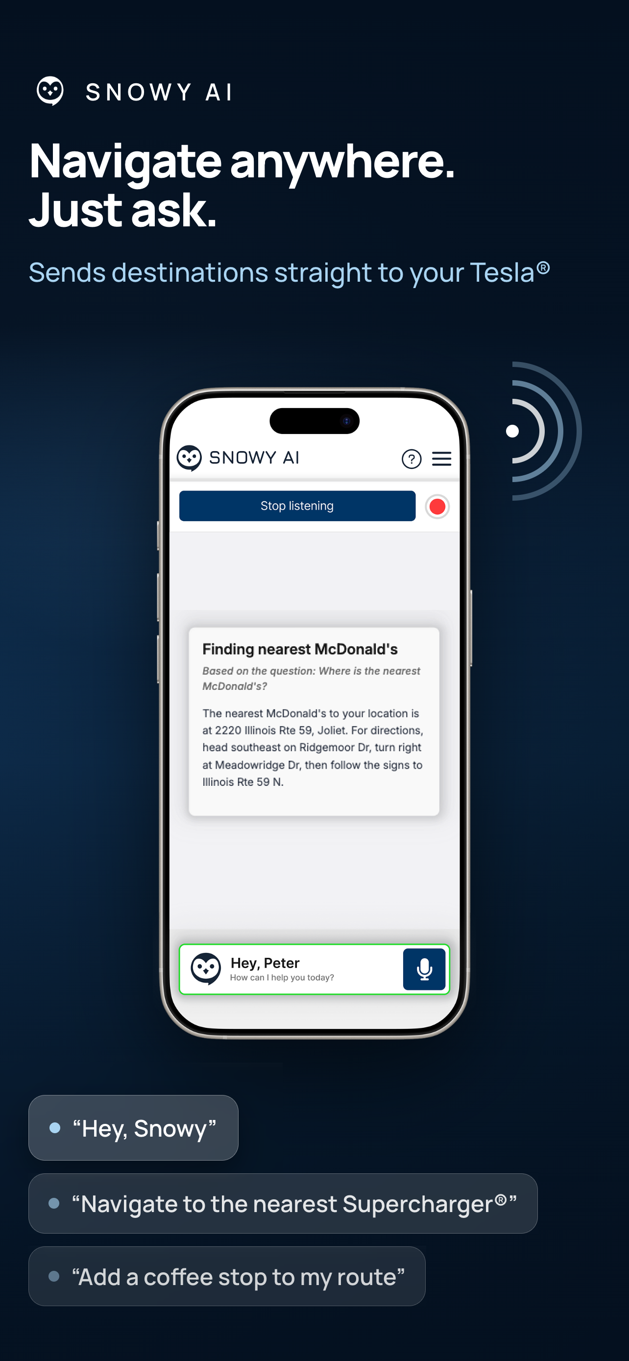 Snowy - AI Driving Assistant screenshot 2