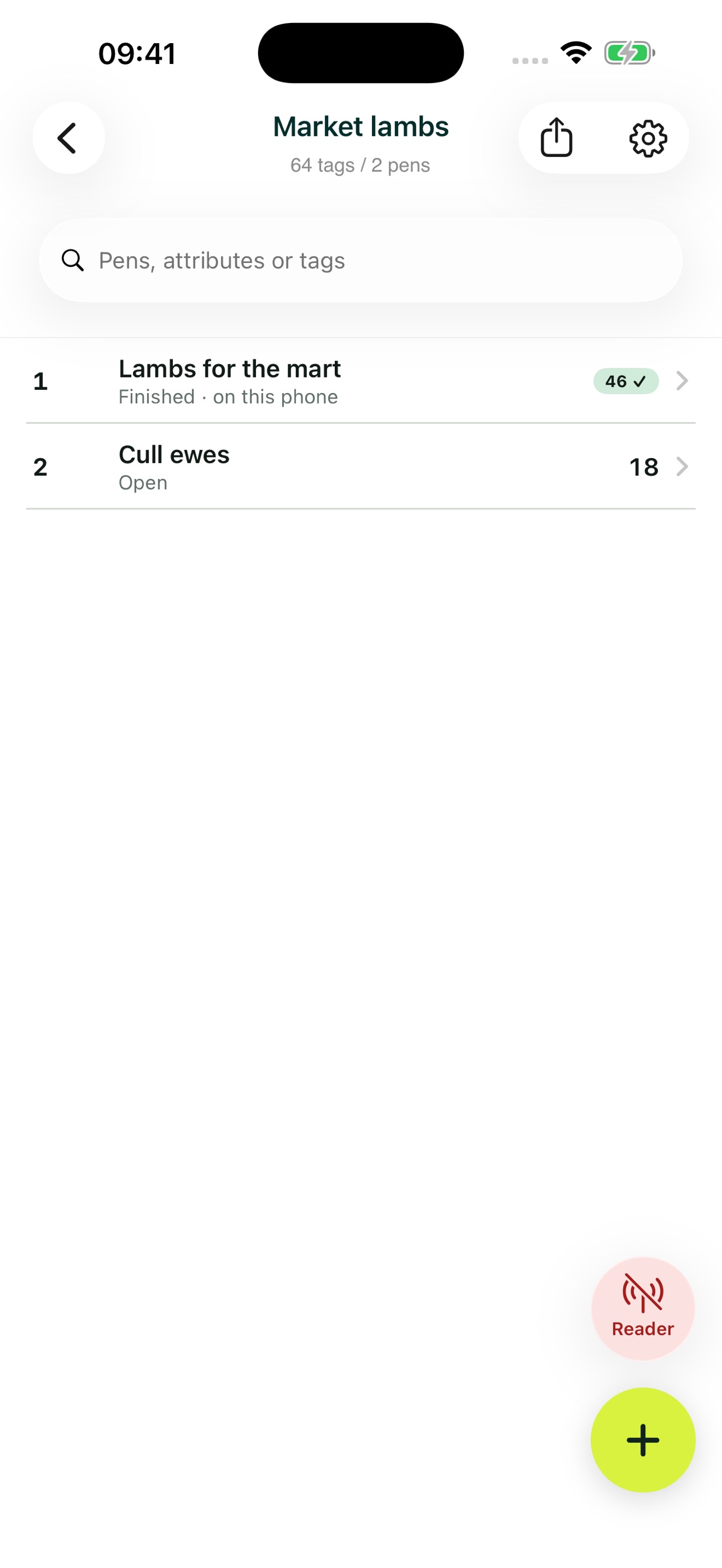 Screenshot 2 of EID Tag Reader by MartEye